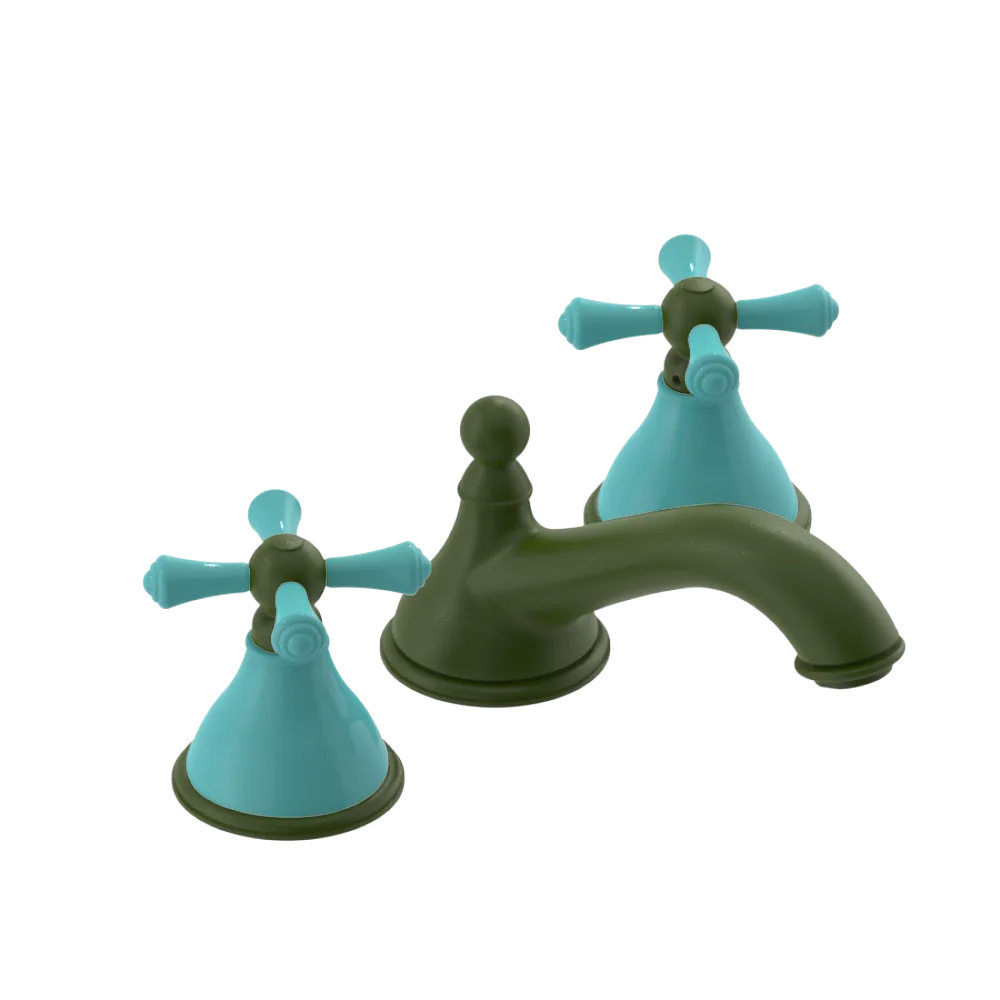 Rubinet Widespread Lav. Set. (less drain) Green Envy