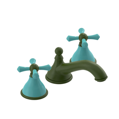 Rubinet Widespread Lav. Set. (less drain) Green Envy