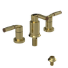 Rubinet Bidet Fitting with Spray, Diverter, and Vacuum Breaker (less drain) Bright Brass