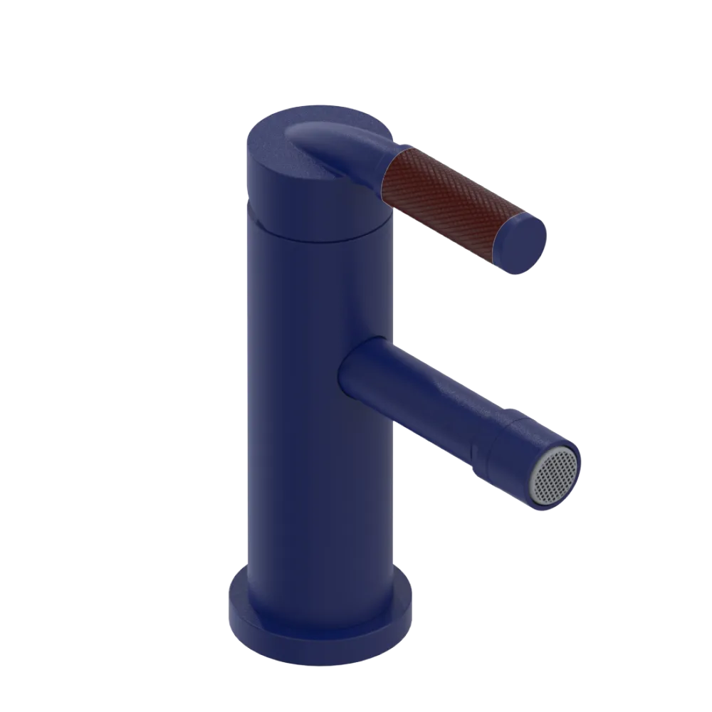 Rubinet Single Control Bidet Fitting (less drain) Midnight Blue