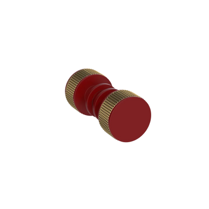 Rubinet Shower Door Knob (set) Maroon