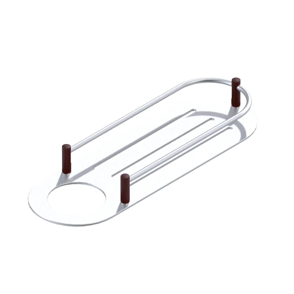 Rubinet Shelf Only Satin Chrome