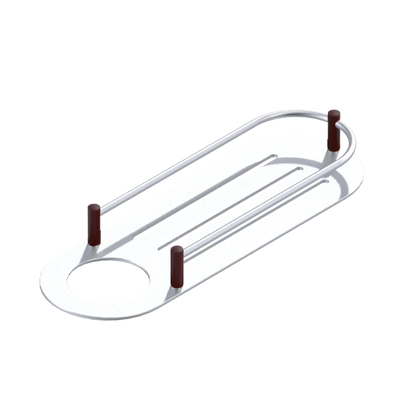 Rubinet Shelf Only Satin Chrome