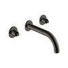 GROHE Atrio New Atrio 2-Handle Wall Mount Faucet without Handles, 1.2 GPM (4.5L.min) – 20663 Hard Graphite
