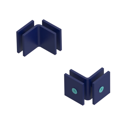 Rubinet 90 Glass to Glass Open Face Midnight Blue