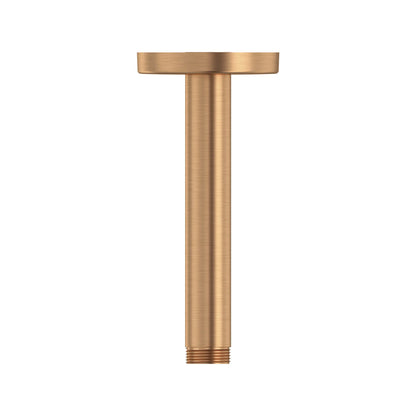 GROHE Rainshower Round 6" Ceiling Shower Arm – 27217 Brushed Warm Sunset