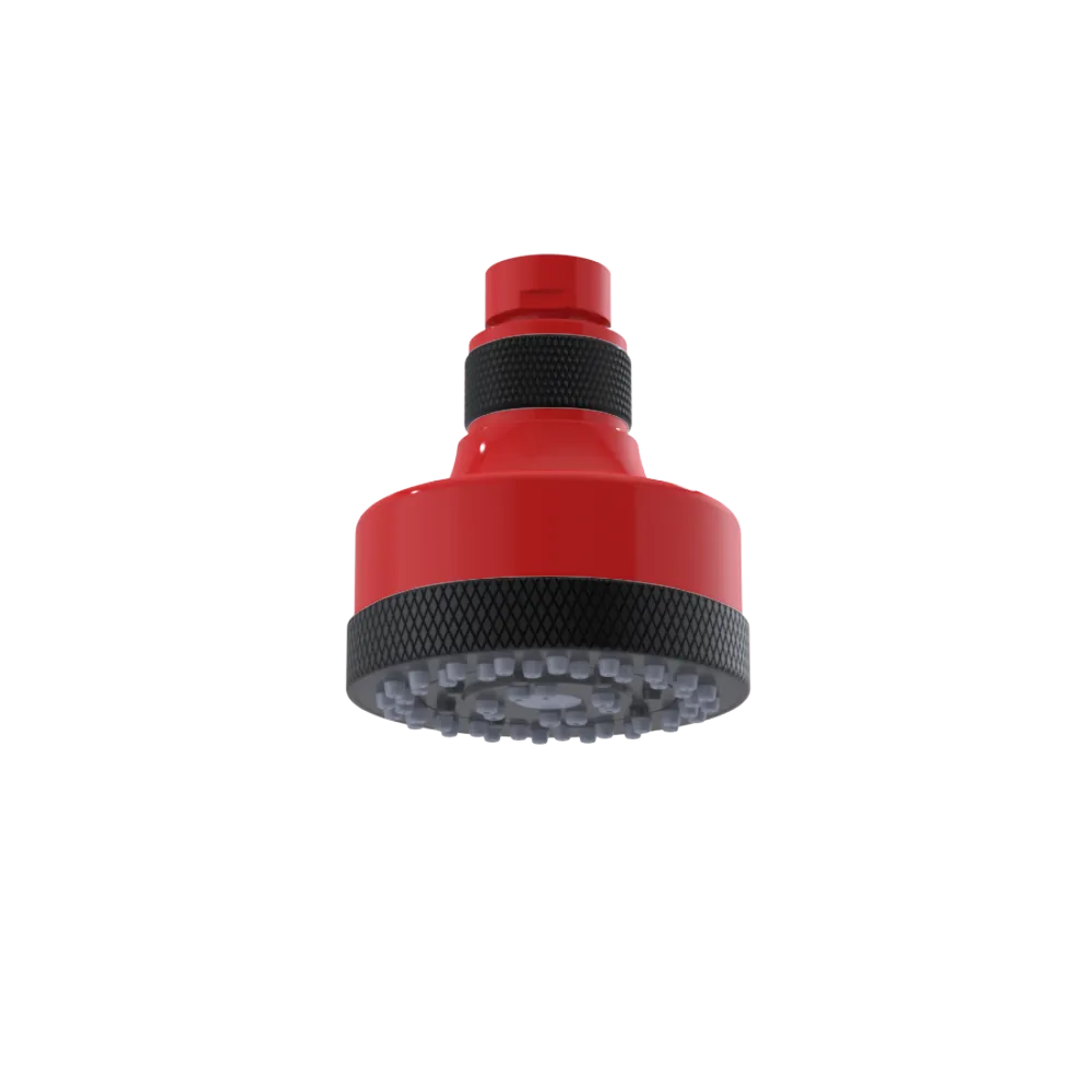Rubinet 3 FUNCTION SHOWER HEAD Red