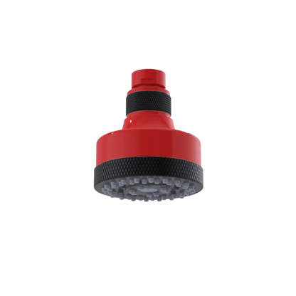 Rubinet 3 FUNCTION SHOWER HEAD Red