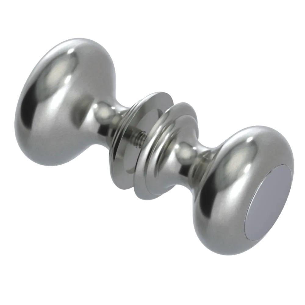 Rubinet Shower Door Knob (set) Satin Nickel