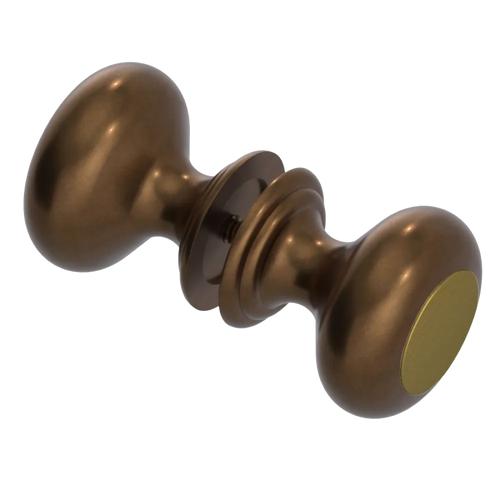 Rubinet Shower Door Knob (set) Tuscan Brass