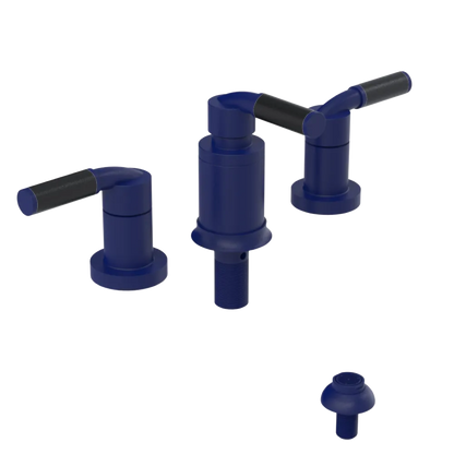 Rubinet Bidet Fitting with Spray, Diverter, and Vacuum Breaker (less drain) Midnight Blue