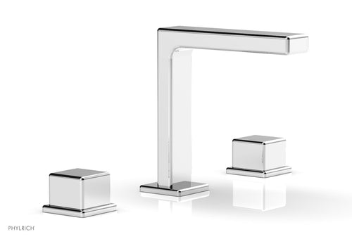 Phylrich MIX Widespread Faucet - Cube Handles 6-3/4" Height 290-04