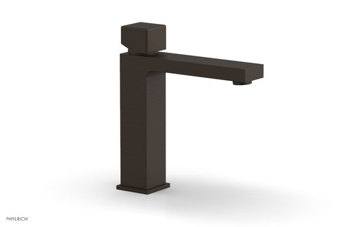 Phylrich MIX Single Hole Lavatory Faucet, Cube Handle 290-08