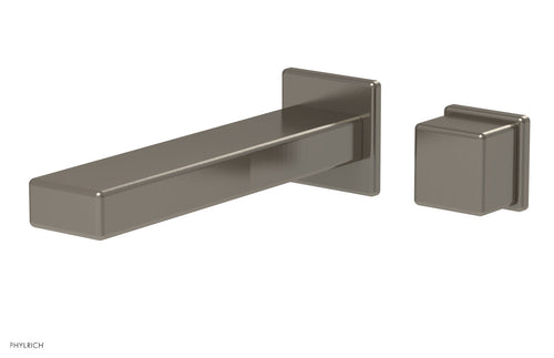 Phylrich MIX - Single Handle Wall Lavatory Set - Cube Handle 290-20