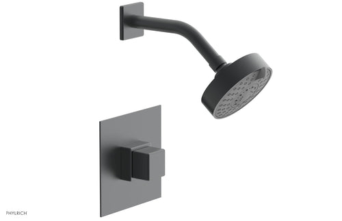 Phylrich MIX Pressure Balance Shower Set - Cube Handle 290-24