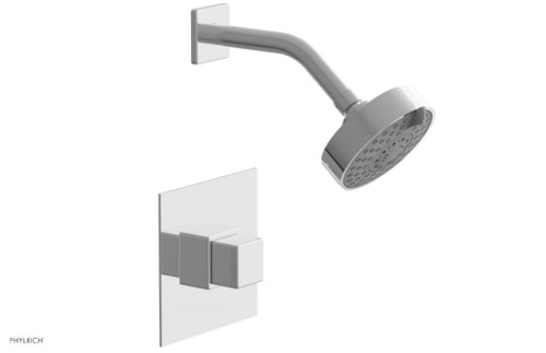 Phylrich MIX Pressure Balance Shower Set - Cube Handle 290-24