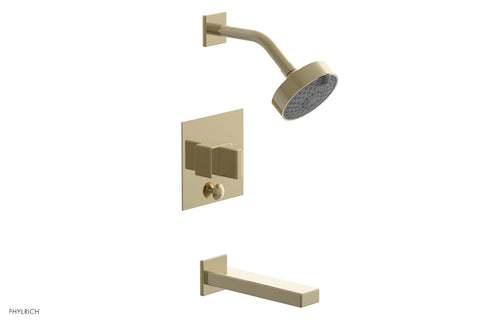 Phylrich MIX Pressure Balance Tub and Shower Set - Blade Handle 290-26
