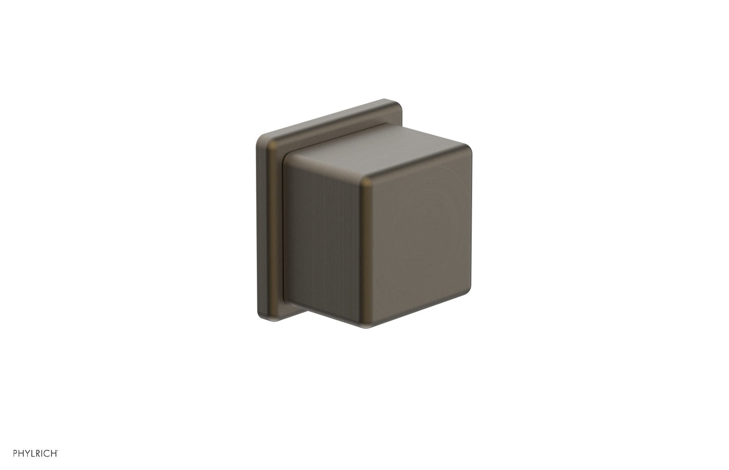 Phylrich MIX Volume Control/Diverter Trim - Cube Handle 290-38