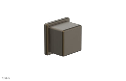 Phylrich MIX Volume Control/Diverter Trim - Cube Handle 290-38