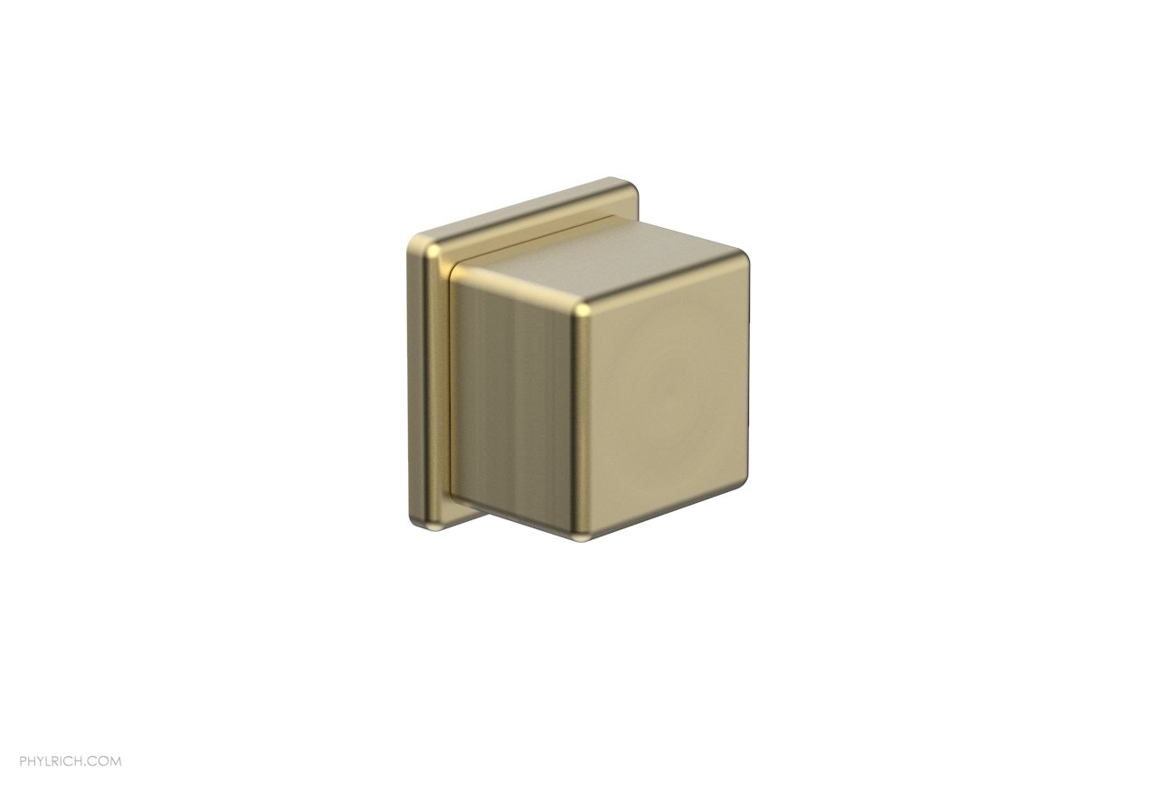 Phylrich MIX Volume Control/Diverter Trim - Cube Handle 290-38