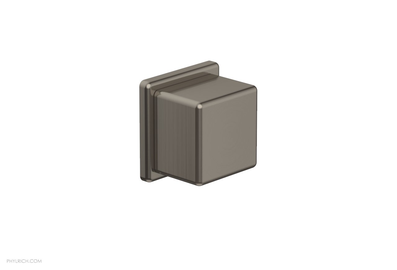 Phylrich MIX Volume Control/Diverter Trim - Cube Handle 290-38
