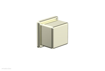 Phylrich MIX Volume Control/Diverter Trim - Cube Handle 290-38