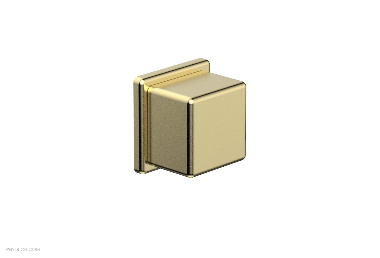 Phylrich MIX Volume Control/Diverter Trim - Cube Handle 290-38