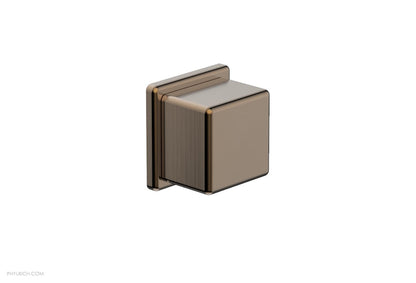 Phylrich MIX Volume Control/Diverter Trim - Cube Handle 290-38