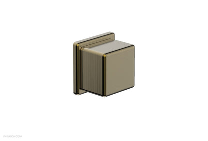 Phylrich MIX Volume Control/Diverter Trim - Cube Handle 290-38