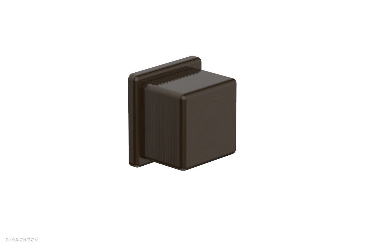 Phylrich MIX Volume Control/Diverter Trim - Cube Handle 290-38