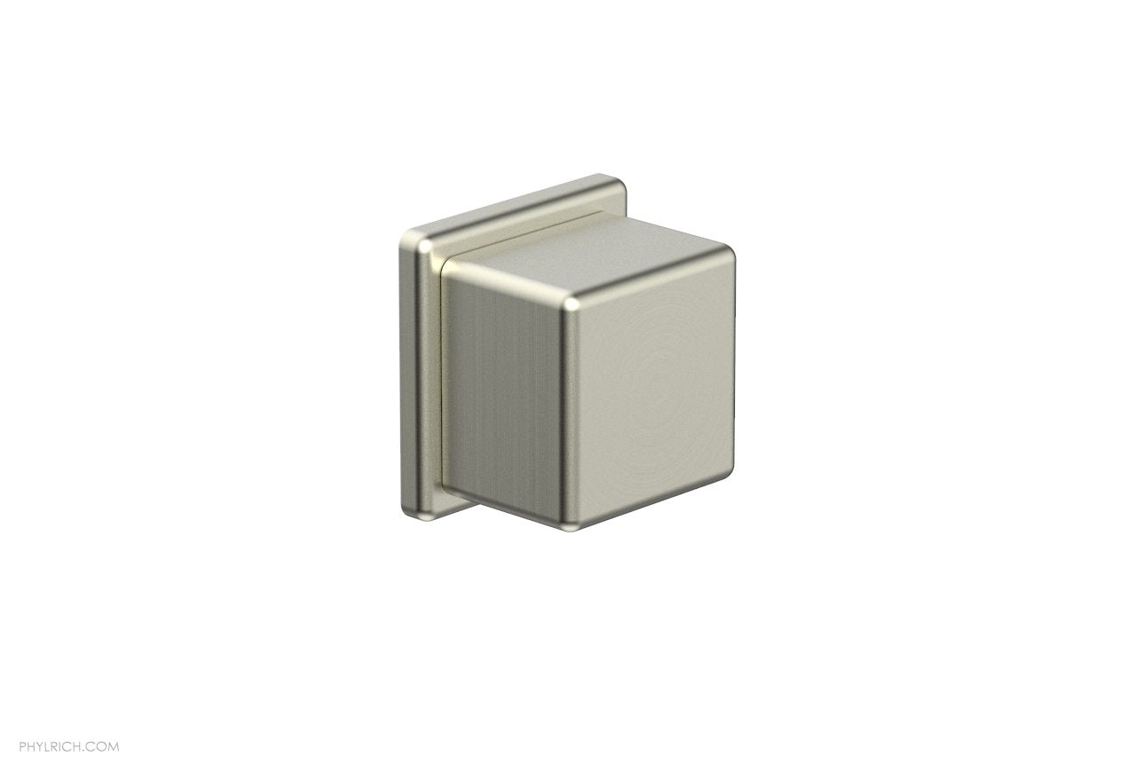 Phylrich MIX Volume Control/Diverter Trim - Cube Handle 290-38