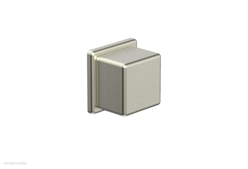 Phylrich MIX Volume Control/Diverter Trim - Cube Handle 290-38