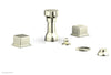 Phylrich MIX Four Hole Bidet Set - Cube Handles 290-63