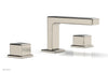 Phylrich MIX Widespread Faucet - Cube Handles 4-1/4" Height 290L-04
