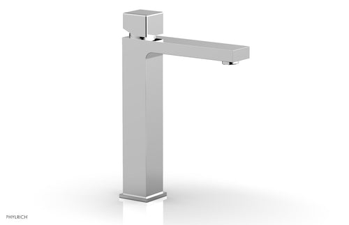 Phylrich MIX Single Hole Lavatory Faucet, Tall - Cube Handle 290T-08