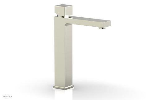 Phylrich MIX Single Hole Lavatory Faucet, Tall - Cube Handle 290T-08
