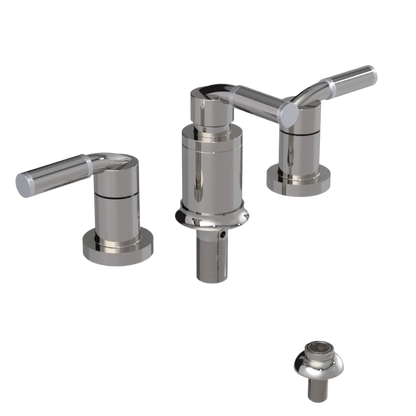 Rubinet Bidet Fitting with Spray, Diverter, and Vacuum Breaker (less drain) Polished Nickel