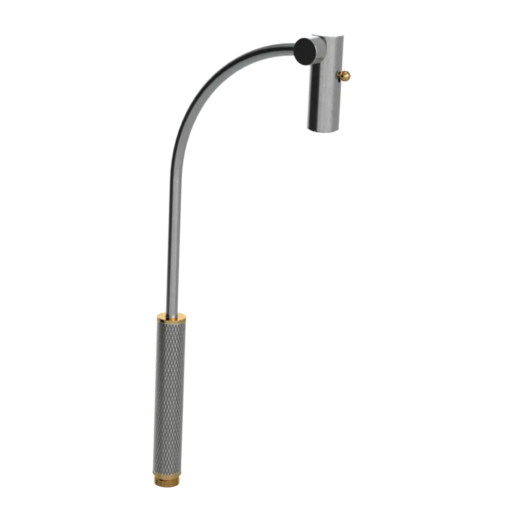 Rubinet Hand Held Shower Bidet Only Satin Nickel