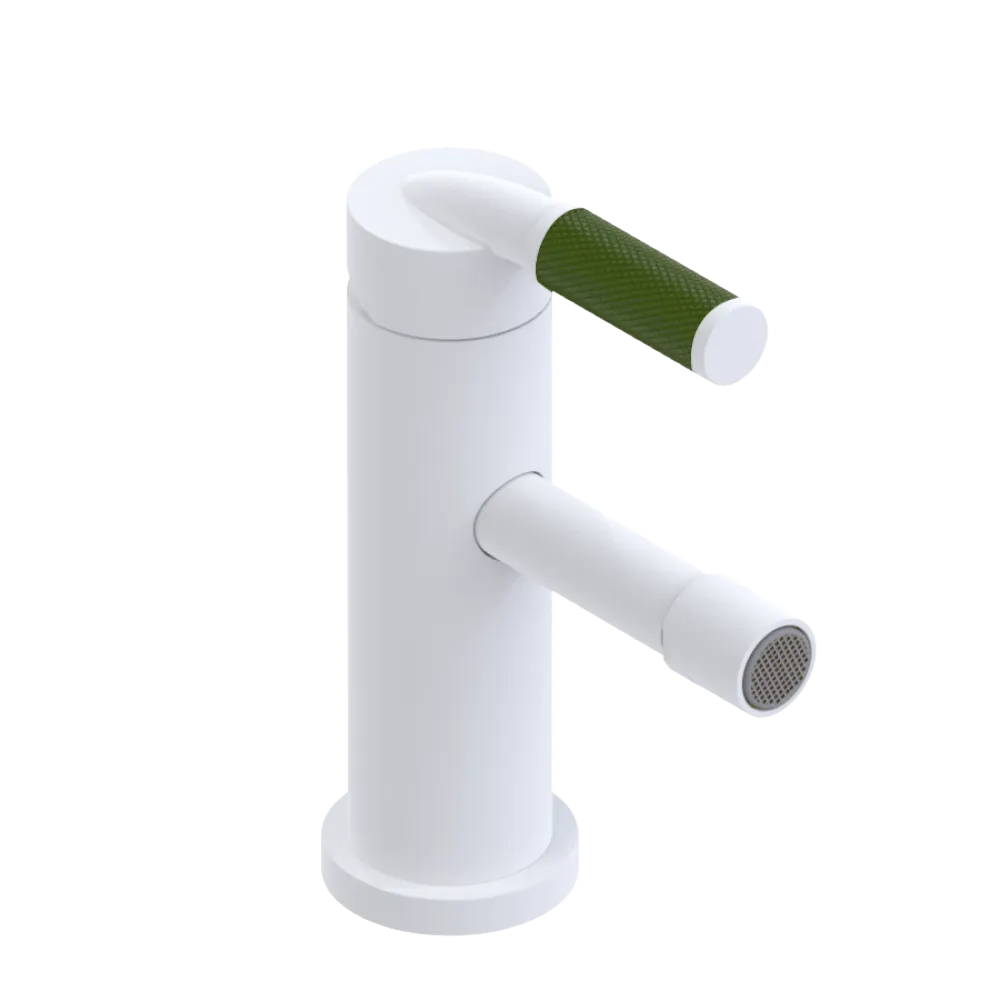Rubinet Single Control Bidet Fitting (less drain) Matt White