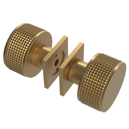 Rubinet Shower Door Knob (set) Satin Gold