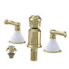 Rubinet Bidet Fitting with Spray, Diverter, and Vacum Breaker (Less Drain) Gold