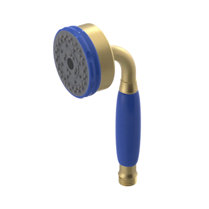 Rubinet 3 Function Hand Held Shower Only Satin Brass