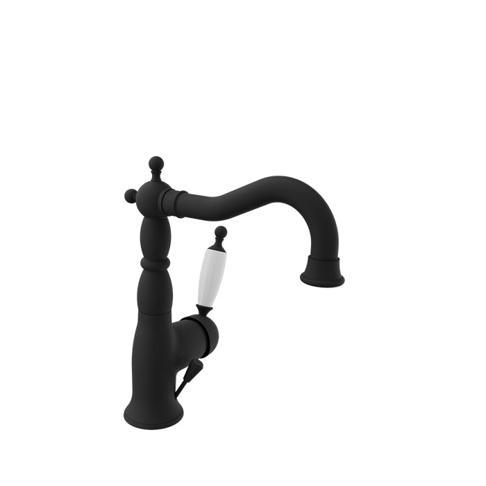Baril Antique style single-hole lavatory faucet, drain included