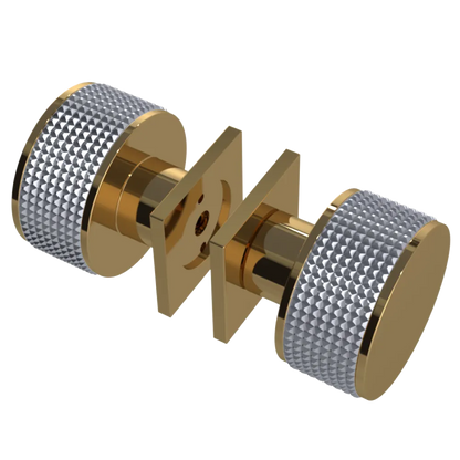 Rubinet Shower Door Knob (set) Gold