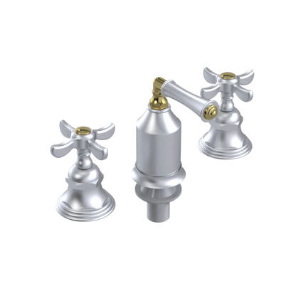 Rubinet Bidet Fitting with Spray, Diverter, and Vacum Breaker (Less Drain) Satin Chrome