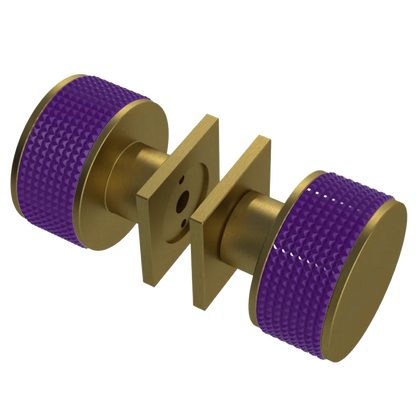 Rubinet Shower Door Knob (set) Antique Brass Matt
