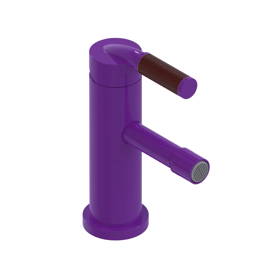 Rubinet Single Control Bidet Fitting (less drain) Purple Haze