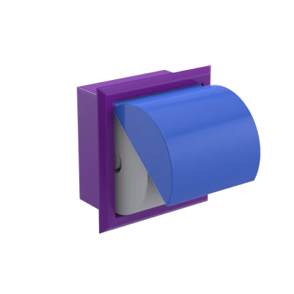 Rubinet RECESSED TOILET PAPER HOLDER Purple Haze