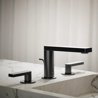 Composed® Widespread bathroom sink faucet with Lever handles, 1.2 gpm