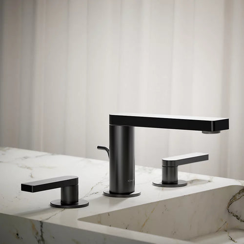 Composed® Widespread bathroom sink faucet with Lever handles, 1.2 gpm